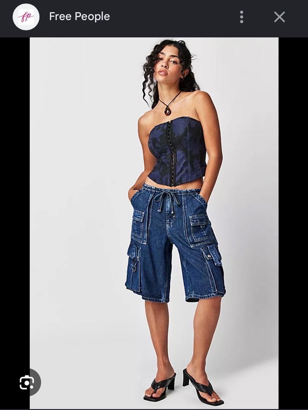 NWT Free People Reina Cargo shorts 🔥